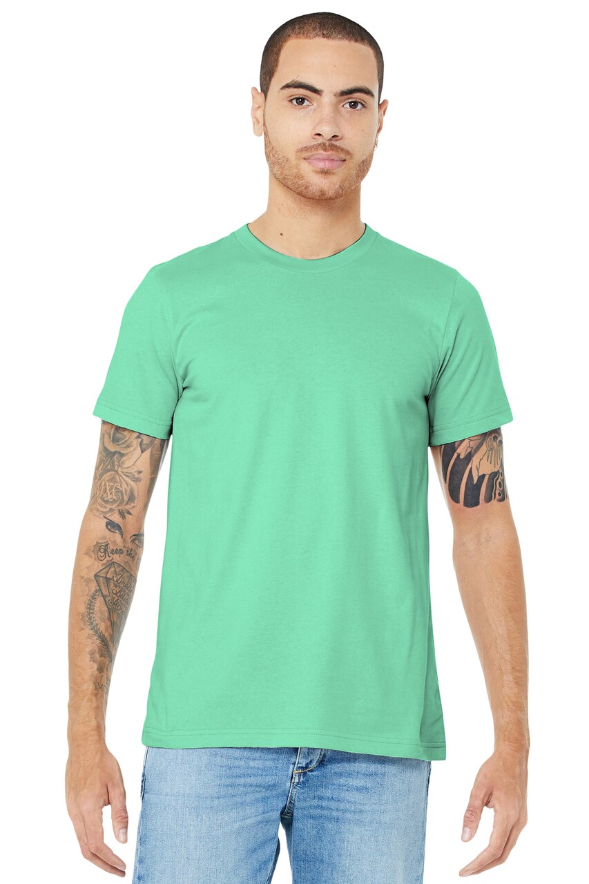 BELLA + CANVAS® Unisex Jersey Crewneck Short Sleeve Tee for Custom Printing & Everyday Wear